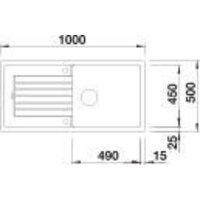 Blanco Zia XL 6 S 527400 (вулканический серый) Image #4