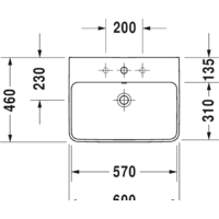 Duravit ME by Starck 60x46 [2335600000] Image #3
