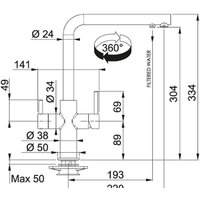 Franke Neptune Clear Water (серый/хром) Image #2