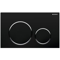 Geberit Sigma 20 115.882.KM.1 (черный/глянцевый хром)