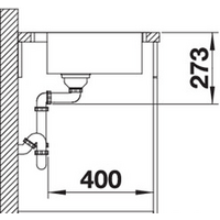 Blanco Zerox 400-IF/A Durinox (с клапаном-автоматом) Image #3
