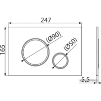 Alcaplast M775 (белый/золотистый) Image #2