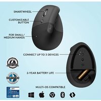 Logitech Lift Left (графит) Image #6