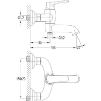 Omnires Art Deco AD5131 CR Image #4