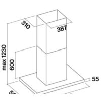 Falmec Lumina NRS Island 90 800 м3/ч (белый) Image #2