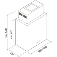 Falmec Design Laguna Isola Black 800 (60) Image #3