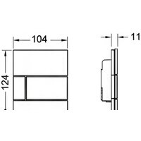Tece Square Urinal 9242801 (белый/нержавеющая сталь) Image #2