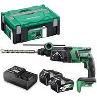 Hikoki DH36DPE (с 2-мя АКБ, кейс)