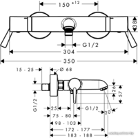 Hansgrohe Ecostat Comfort Care (13115000) Image #2