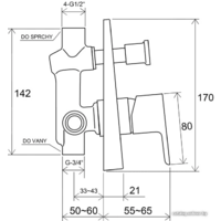 Ravak 10° TD 061.00 [X070068] Image #2