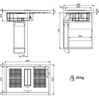 Falmec Quantum Design+ 90 600 м3/ч (черный) Image #9