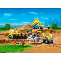 LEGO City 60391 Строительные машины и кран с шаром для сноса Image #2
