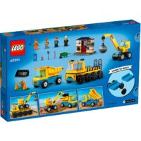 LEGO City 60391 Строительные машины и кран с шаром для сноса Image #4