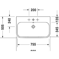 Duravit Happy D.2 80x50.5 [2318800000] Image #4