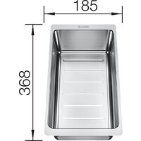 Blanco Axia III XL 6 S 527234 (разделочная доска из стекла, вулканический серый) Image #3